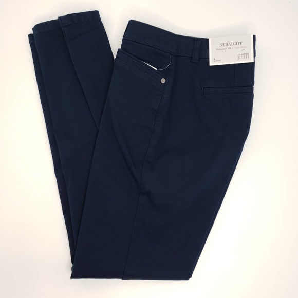 Christopher & Banks Pants - Womens Relaxed Straight Fit High-Rise Jean